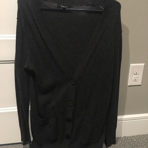 Express size M gray oversized sweater